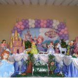 Buffet infantil, decoração e trenzinho