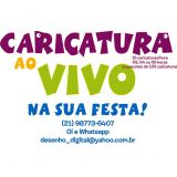 Caricaturas Ao Vivo para Shoppings Rio e Niterói