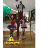 Animaçao E Com O Palhaço Borboleta E Fusquinha
