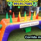 Aluguel de brinquedos infláveis corrida maluca