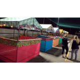 Buffet de festa junina com barraquinhas