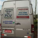 Locação de Vans