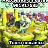Aluguel de brinquedos - touro mecanico