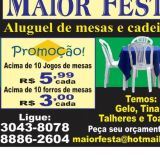 Maior Festa- Aluguel De Mesas E Cadeiras