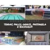 jf Locações - Palco, Tendas, Gradil, Wc, Backdrop