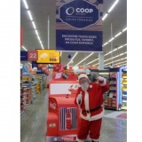 papai noel ações de natal no supermercado, loja