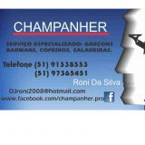 Garçons ,barman e copeiro é na Champanher
