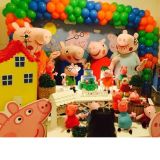 Animação Infantil show Peppa pig Santos