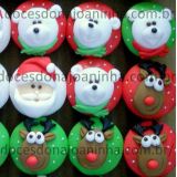 Natal com Doces e Bolos Decorados - Lembrancinhas