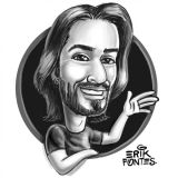 Caricatura BH:Caricaturas convites casamento, etc