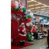 papai Noel para divulgar seu comercio , lojas