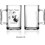 Caneca de acrílico de 300 ml personalizada