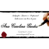 Caligrafia Artística e Profissional Ana Carolina -