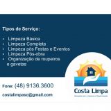 Faxinas/Organizações Costa Limpa