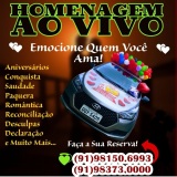 Homenagem ao Vivo em Belém é na Millenium Mensagen
