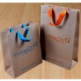 Sacolas de papel kraftt personalizada para lojas
