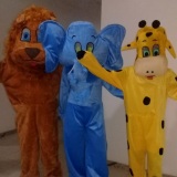 Personagem vivo Mascote para Locação