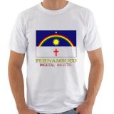 Camiseta Bandeira de Pernambuco