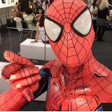 Animação de festa com super heróis