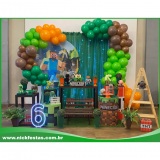 Decoração infantil Minecraft - Freguesia do Ó
