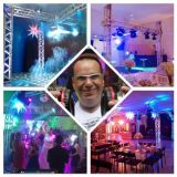 Som, Iluminação, Grid e DJ para animar a sua Festa