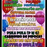Recreação ,Locação de brinquedos ,pipoca e algodão
