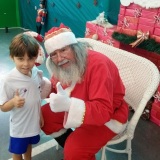 visita do papai para escola zona norte da capital