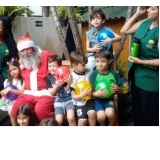 papai Noel visita á escola, residência e eventos