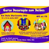 Curso Decoraçãocom Balões12 e 13/07