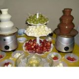 Buffet de Frutas com Cascata de Chocolate para 100