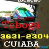 Aluguel de tobogã inflável Cuiabá e vg