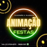 Animação Infantil, Camarim e Som