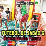 Futebol de sabão Brinkolândia Festas