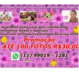 Retrospectiva para momentos especiais