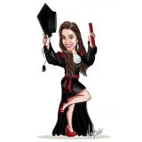 Caricatura de Formandas Formatura
