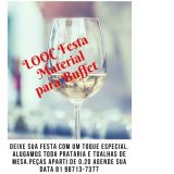 Aluguel de Prataria para buffet