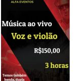 Cantor musica ao vivo Banda