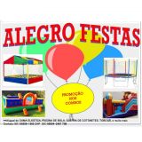 Alegro Festas e Eventos com locação de brinquedos,