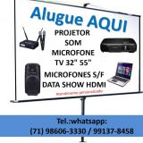 Locação de Equipamento (áudio e vídeo)
