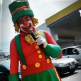 palhaço locutor