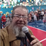 locutor de loja, papai noel para confraternização