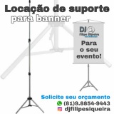 Locação suporte para banner