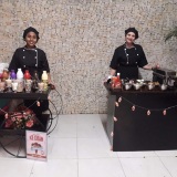 Temos várias estações gastronômicas