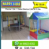 Cama Elástica e Piscina de Bolinhas