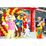 Show dos personagens vivos cover festa infantil