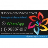 Animação Festa Infantil personagens vivos cover