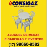 Mesas e Cadeiras Consigaz Bady