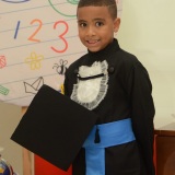 Beca infantil, adulto e canudos personalizados
