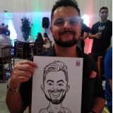 Caricaturas ao vivo em festas, eventos, ativações
