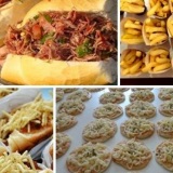 Mini lanches para festas -